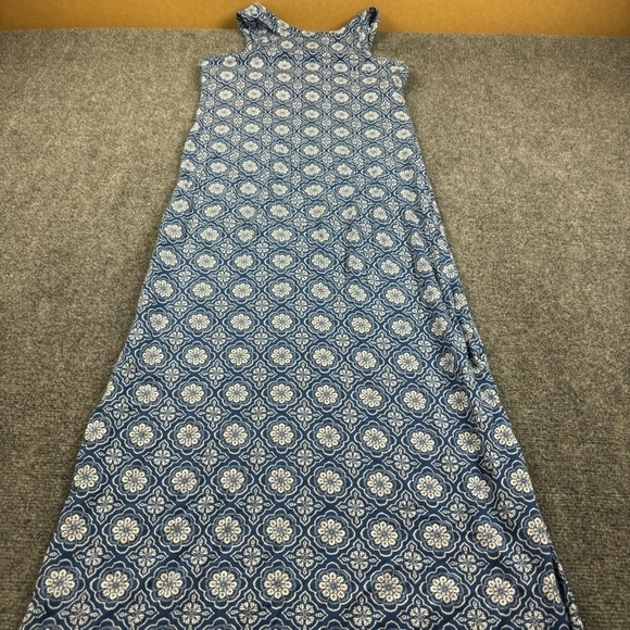 ECHO SLEEPWEAR Women’s Long Sleeveless Nightgown Blue Paisley size: Small - Picture 1 of 8